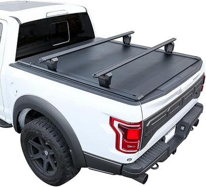 Syneticusa AR Automatic Retractable Truck Bed Cover with Crossbars for Ford F-150 2004–2026 | 6’7” (78.9”) Bed | Aluminum Hard Retractable Tonneau Cover | Easy Installation | Waterproof, Low-Profile