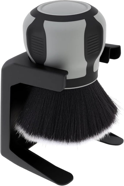 ChgImposs Detail Brushes Car Detailing, Tire Shine Brush, Automotive Interior Dusting Brush with Storage Rack, Covers Clean Large Area Inside or Outside Vehicles