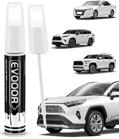 089 Wind Chill Pearl Tricoat Touch Up Paint Compatible with Toyota Exact Match 2 in 1 Touch up Paint for Chips and Nicks Repair
