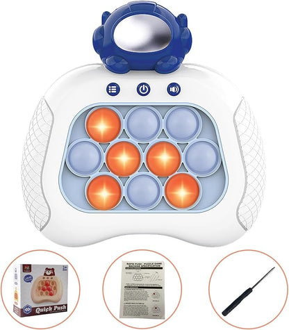 Intoypad Pop The Target! Handheld Speed Push Game Machine: A Fun Multiplayer Game for Family. Sensory Fidget Toy Christmas Toys Gifts for 6 7 8 9 10 11 12 Years Old Kids Road Trip Car Games Astronaut