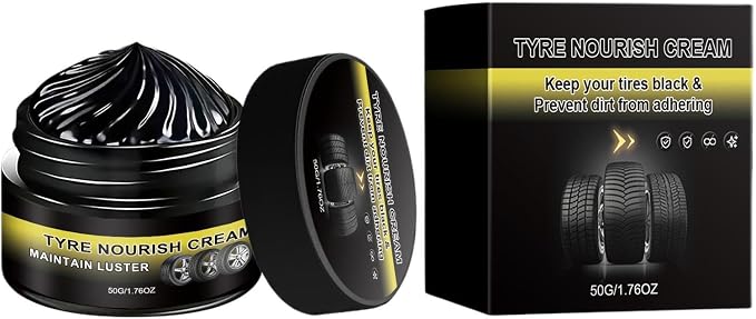 Tire Coating Paste | 50g Wheel Dressing Cream,Wheel Refurbish Paste,for SUV Automotive Truck Motorcycle Sedan Commuting Offroad Garage