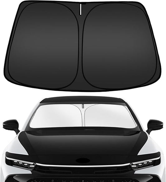 ARISMOTOR Windshield Sun Shade for Toyota Crown 2023-2025 2026/Toyota Crown Signia 2025-2026, Custom Fit Foldable Front Window Sunshade Sun Visor Protector, Block UV Rays Keep Your Car Cooler