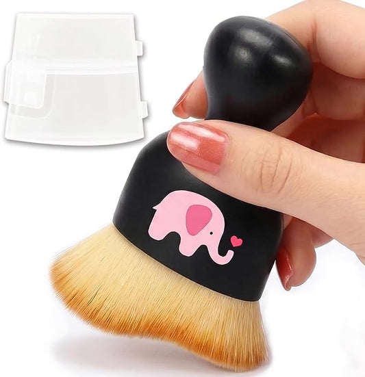 Elephant Car Detailing Brush Soft Bristle Cars Interior Cleaning Brush,Automotive Dust Brushes,for Vehicle Gentle Detailing Care Car Accessories Pink Elephant Gifts for Women Men