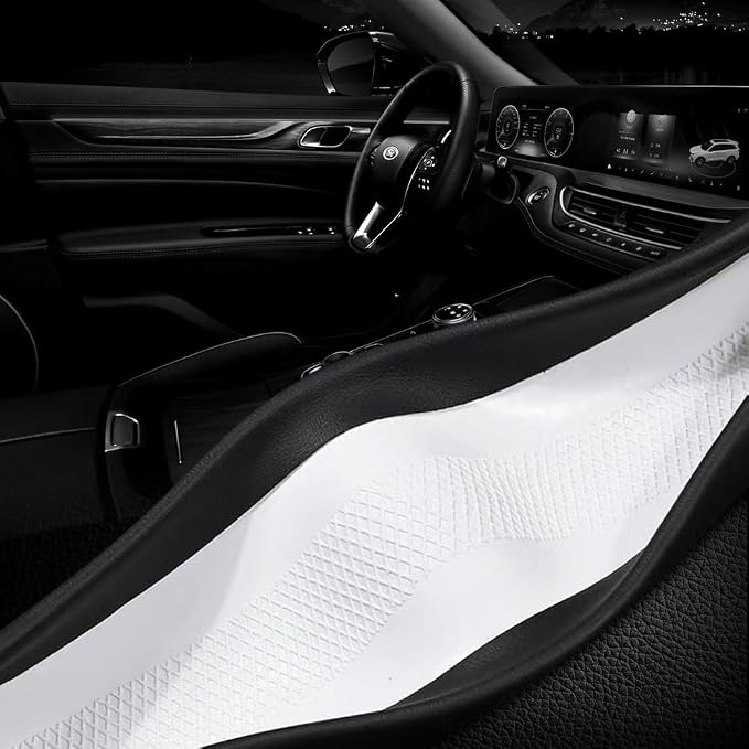 HAOTULE Nappa Leather Slim Stylish Steering Wheel Cover for BMW Steering Wheel Cover Interior Conversion (Black)