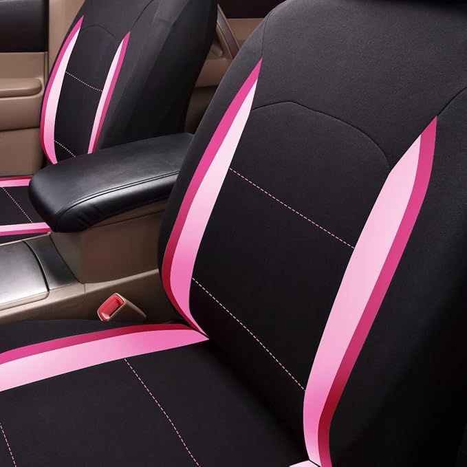 Flying Banner Car Seat Covers Front Seats Rear Bench Polyester car seat Protectors Easy installations Rear Bench Split Classic Man Lady Truck