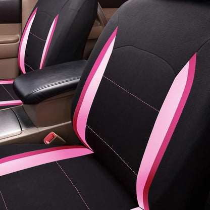 Flying Banner Car Seat Covers Front Seats Rear Bench Polyester car seat Protectors Easy installations Rear Bench Split Classic Man Lady Truck