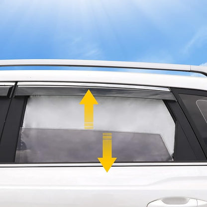 Lechin Car Window Shades for Side Window (2 Pack) - Car Window Shade for Baby - 31.5 * 20 in - with 10 M40 Magnets - Block Heats and UV Rays