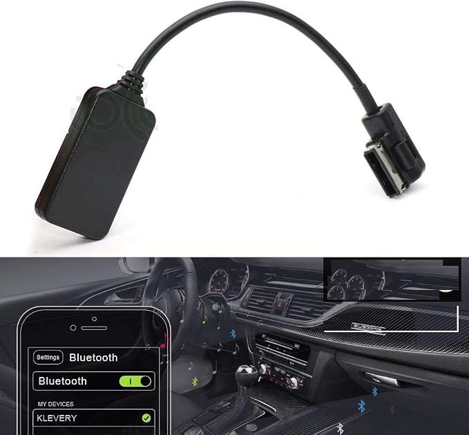 AMI MDI MMI Interface Bluetooth Module AUX Receiver Cable Adapter for Audi VW Radio Stereo Car Wireless A2DP Audio Input(MMI 3G)