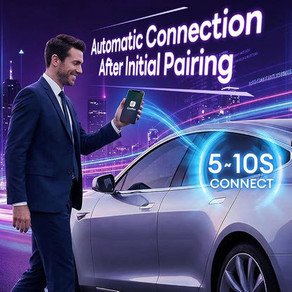CarlinKit 5.0 Wireless CarPlay & Android Auto Adapter | 5GHz WiFi | Wired to Wireless | Auto Connect | for OEM Wired Cars