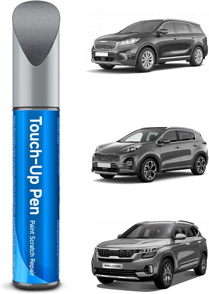 Steel Grey(KLG) Touch Up Paint Compatible with Kia Exact Match Touch Up Paint Car Scratch Repair