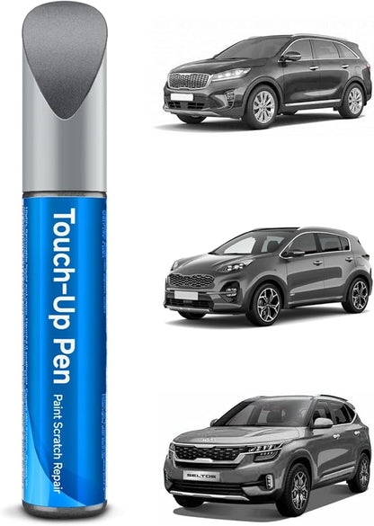 Steel Grey(KLG) Touch Up Paint Compatible with Kia Exact Match Touch Up Paint Car Scratch Repair