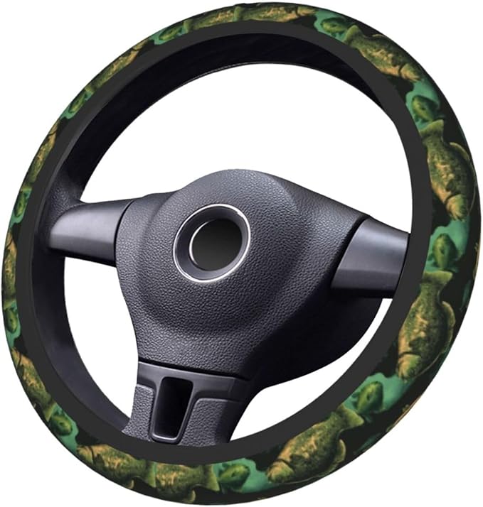 Fish Steering Wheel Covers Non Slip Neoprene Universal 15 Inch Steering Wheel Protector Car Cover for Men Women