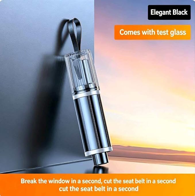 2026 Upgraded Safe Hammer Glass Breaker Under Water, Car Hammer Seatbelt Cutter Window Breaker Emergency Escape Tool, Safehammer Glass Breaker for New Cars