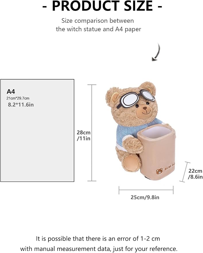 2 in 1 Cute Bear Car Tissue Box and Trash Can, Stylish & Creative Car Armrest Box Tissue Holder, Premium Aesthetic Decor, Ideal Interior Use (Bear)