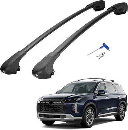 JOYTUTUS Lockable Roof Rack Cross Bars Compatible with Hyundai Palisade 2019-2025 SE SEL XRT Limited Calligraphy, Lockable Heavy Duty Aluminum Cargo Bar Roof Rails Carrier