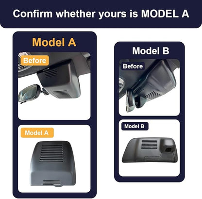 Fitcamx Front 2K+Rear 1080P Dash Cam Adapts for Honda Accord 2018-2022 Hybrid (Model A), Integrated OEM Look, Dual HD Video, WiFi & APP, Loop Recording, Gravity Sensor, Easy to Set, 64GB Card