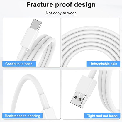 3 Pack Car Carplay Cable for iPhone 16 15 Pro Max 15 Plus,3FT USB to USB C Cable for Car Charger Adapter, Carplay USB C Cord Accessories Charging for iPad 10th Gen/iPad Pro Air 5th-White