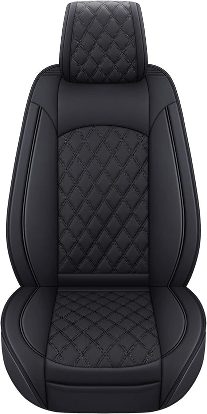 YIERTAI Tundra Seat Covers Compatible with Toyota Tundra 2008-2022 2023 2024 2025 2026 Crewmax Double Cab SR5 Limited Platinum TRD Pro Tundrasine 1794 Edition Waterproof Leather(5 PCS Full Set/Black)
