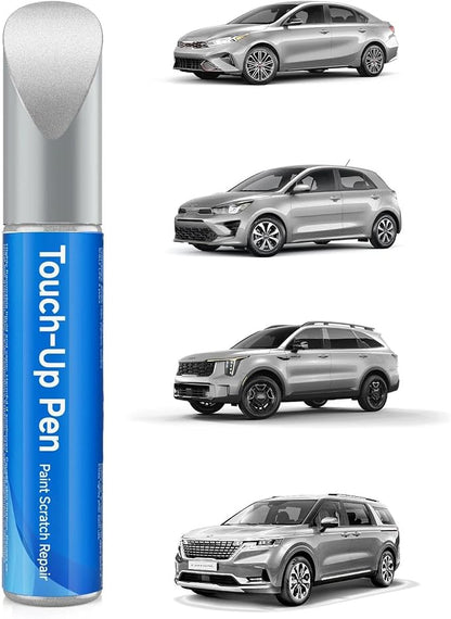 4SS Silky Silver Metallic Touch Up Paint Compatible with Kia Exact Match Touch Up Paint Car Scratch Repair