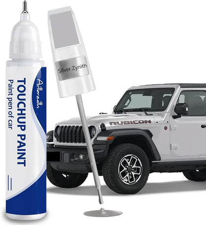 Silver Zynith(PSE/SSE) Touch Up Paint for JEEP-Exact Match–Chips and Nicks Car Paint Scratch Repair Kit Automotive Paint Pen for Wrangler-JK/Commander/Compass/Grand-Cherokee/Liberty/Patriot/Renegade