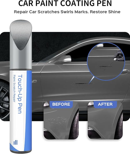 J7 Magnetic Metallic Touch Up Paint Compatible with Ford Exact Match–Chips and Nicks Touch Up