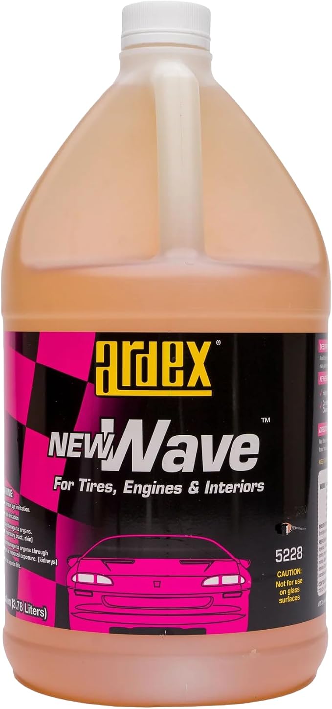 Ardex New Wave 5228 | Multi Purpose Cleaner Concentrate - Professional Car Detailing Interior Cleaner for Automotive & Marine, Safe Non-Caustic Formula, Deep Cleaning & Degreasing,1 Gal | Made in USA