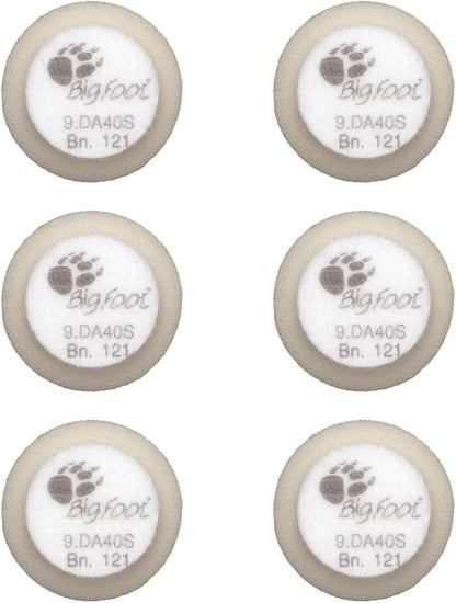 RUPES 40mm Pack of 6 White D-A Ultra-FINE Polishing Foam Pads | Ideal for Extremely Fine Paint Correction & Gloss Enhancement | Improves Finishing Performance | Compatible with 1.5" Backing Plate