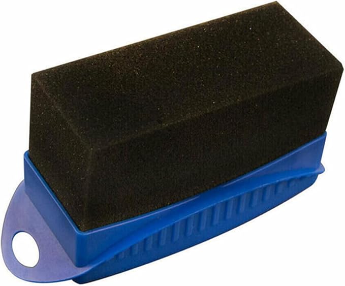 dPois Premium Tire Dressing Applicator for a Showroom Shine Foam Sponge with Lid Absorbs Product for Long-Lasting Blue One Size
