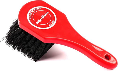Maxshine Universal Wheel & Body Cleaning Brush – Medium-Duty Car Detailing Brush with Strong High-Density Bristles – Ideal for Wheels, Tires, Engines & Exterior Surfaces – Auto Detailing Accessory