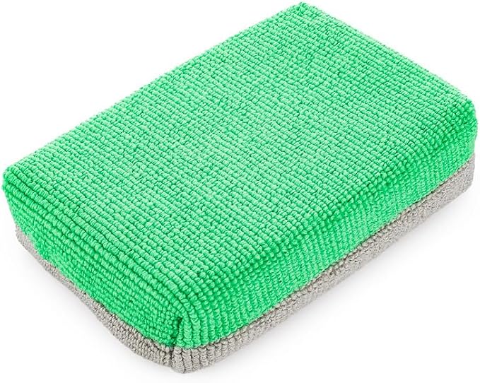 Armour Detail Supply - Block Coating Applicator - Premium Microfiber Suede Car Detailing Pads for Ceramic Coating, Graphene, Wax, and Sealant Application - 6 Pack