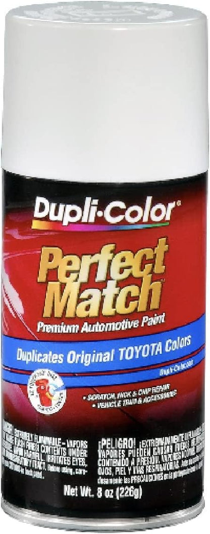 Dupli-Color - BTY1556-6 PK EBTY15567-6 PK Super White II Toyota Exact-Match Automotive Paint - 8 oz. Aerosol, (Case of 6)