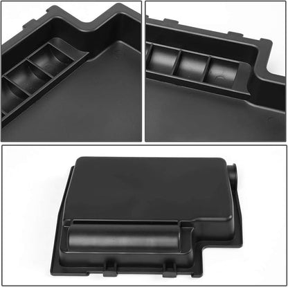 DNA MOTORING ZTL-Y-0022 Center Console Armrest Organizer Tray (for 13-17 Subaru Crosstrek), 1 Pack,Black