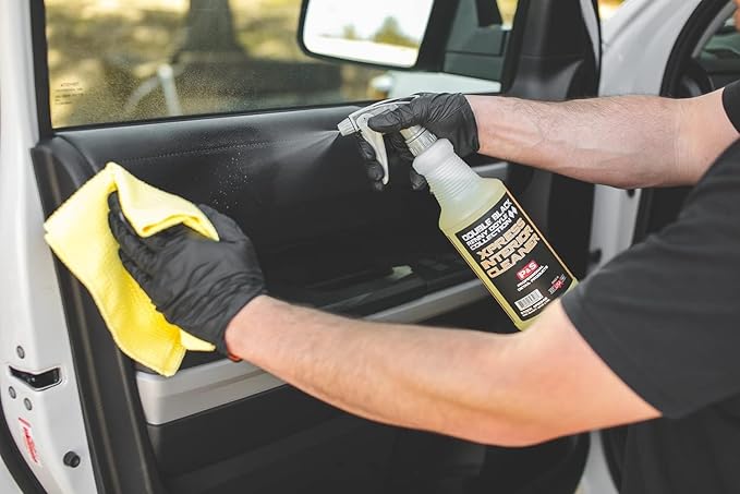 P & S PROFESSIONAL DETAIL PRODUCTS Xpress Interior Cleaner – Safe for Leather, Vinyl, Plastic & More, Removes Dirt, Grease & Oil, No Residue, Fresh Scent, No Dilution Needed - 1 Gallon