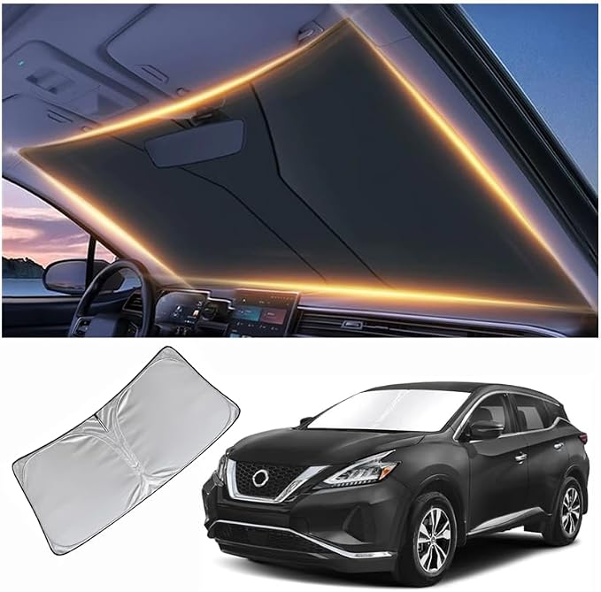 Windshield Sun Shade for Nissan Murano Front Window Shades Cover for 2010-2025 Murano Windshield Sun Visor Protector Car Accessories