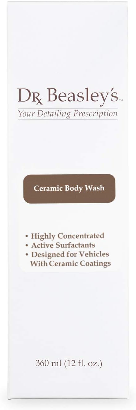 Dr. Beasley's Ceramic Body Wash- 12 oz. Super Concentrated Formula, No Agitation, Great for Ceramic Coated Vehicles
