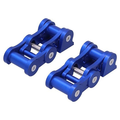 Hood Latches Kit Durable Secure Locking System for JK 2 Door & Unlimited 4 Door 2007‑2017 Off Roading Enthusiasts (Blue)