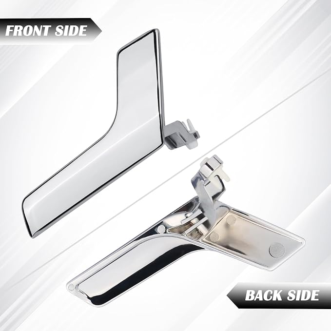 Metal Interior Door Handle Repair Kit (Chrome) | Compatible with Mercedes-Benz W204 X204 C230 C250 C280 C300 C350 C63 GLK250 GLK280 GLK300 | Inside Inner Front or Rear Right Passenger Side Door Lever