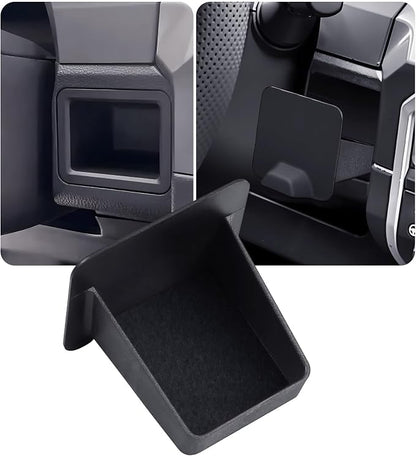 Center Console Organizer Drawer Storage Tray for Toyota Tacoma 2026 2025 2024 4th Gen & Toyota 4Runner 2026 2025 6th Gen, Interior Accessories Wheel Cubicle Hidden Cubby Insert Tray, Black