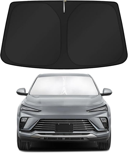 KUST Windshield Sun Shade for Buick Envista 2024-2025 2026 Custom Fit Sunshade Foldable Sun Protectors Interior Accessories Blocks UV Rays