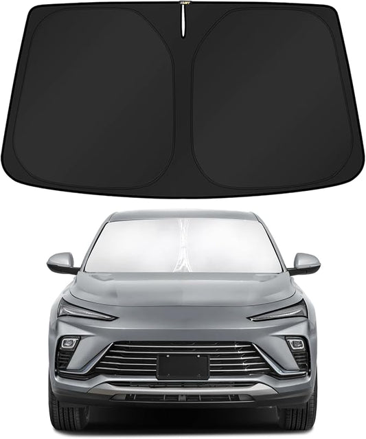KUST Windshield Sun Shade for Buick Envista 2024-2025 2026 Custom Fit Sunshade Foldable Sun Protectors Interior Accessories Blocks UV Rays