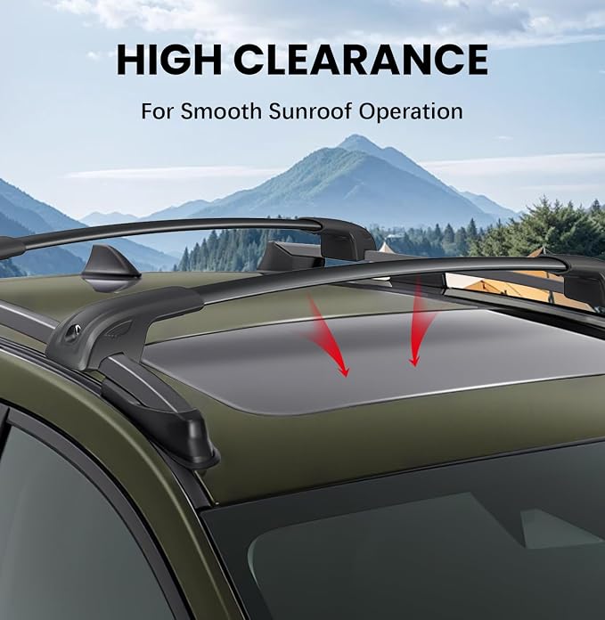 300lbs Roof Rack Cross Bars Compatible with Subaru Crosstrek 2024 2025 2026 Limited/Premium/Sport (Not for Wilderness), Aluminum Roof Rails Crossbar for Rooftop Kayak Canoe Bike Snowboard