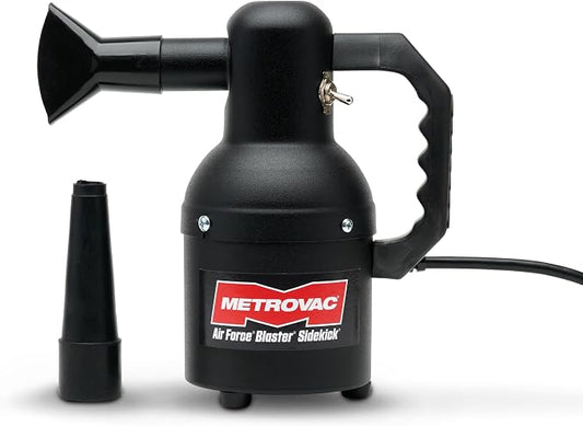Metrovac Sidekick SK-1 Motorcycle & Car Dryer and Air Force Blaster Sidekick with 12 Foot Cord and Matte Finish for Profesional Motorcycle Detailing, Made in the USA