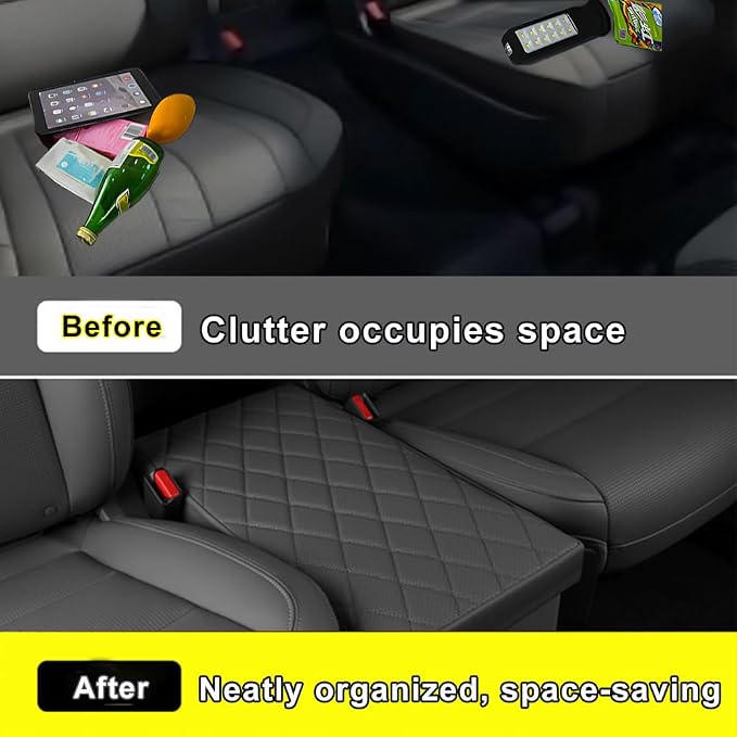 Car Seat Organizer Between the Seats for Kia Telluride 2025 2024 2023 2022 2021 2020, Backseat Box Console Organizer for Children's Toys, Baby Supplies, Snack Organiser, Travel Dual Storage