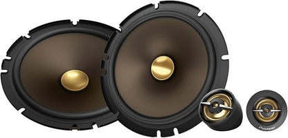 Pioneer A-Series MAX TS-A653CH 6.5” 2-Way Speakers (Pair) – 370W Max, Crisp Highs + Clear Vocals, Enhanced Bass, Ideal Factory Upgrade, Installation Adaptors Included