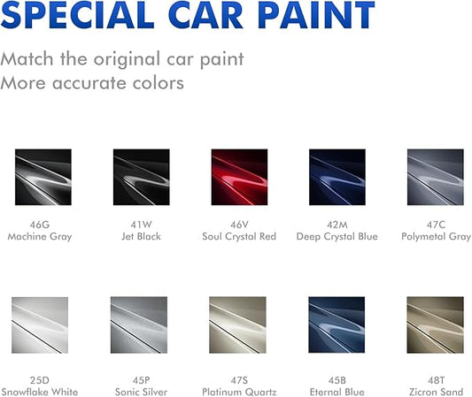 46G Machine Gray Touch Up Paint Compatible with Mazda, DIY Car Paint Scratch Repair, Quick & Easy Fix Automotive Scratch Repair for CX-5/CX-50/CX-30/CX-9/CX-90/CX-70/Mazda3/MX-5