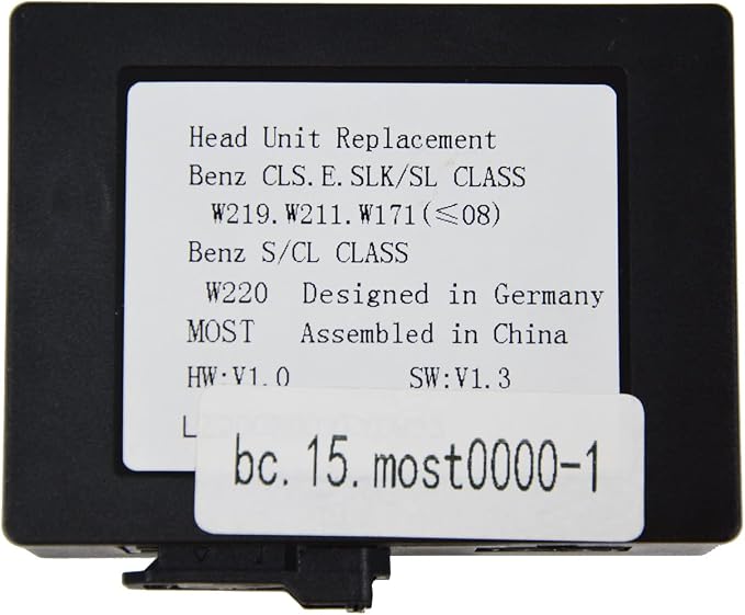 Optical Fiber Decoder Box for Mercedes-Benz CLS E S SL SLK CL