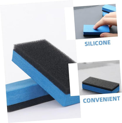 10pcs Dual-Sided Tire Shine Applicator Sponges for Car Detailing High-Density Polishing Pads for Waxing and Cleaning Safe for Glass Coatings
