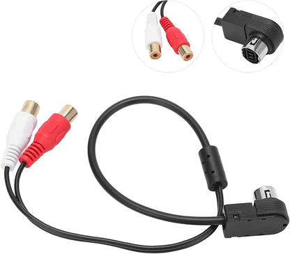 Tbest AUX in Audio Cable Adapter,Car Radio AUX in Audio Cable Adapter Replacement for KCA121B Ainet Player 9887 105 117 9855