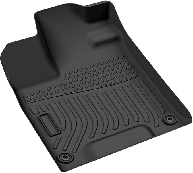 All Weather Rubber Car Floor Mats Compatible with 2016-2022 Honda Pilot 7 Passenger (Not Fit 8 Passenger), Full Set Includes 1st 2nd and 3rd Rows Maximum Coverage, Laser Measured, Non Slip