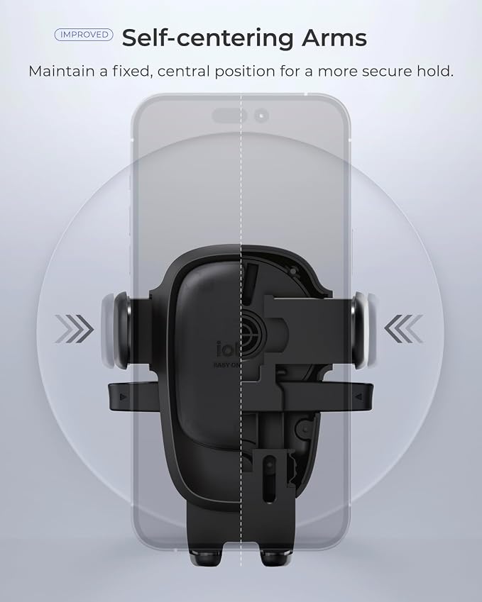 iOttie Easy One Touch Advanced Air Vent Car Phone Mount - Universal Cell Phone Holder for iPhone, Google, Samsung, Moto, LG, and All Other Smartphones